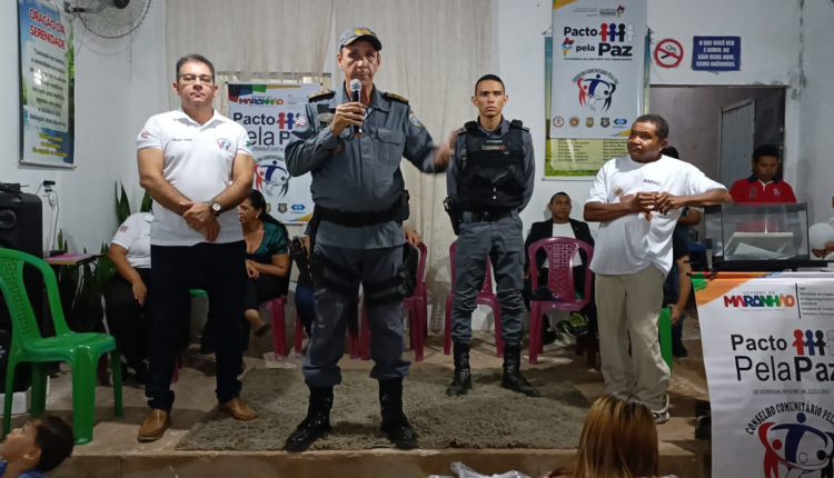 O PROGRAMA PACTO PELA PAZ REÚNE COMUNIDADE DO BAIRRO DA CAFETEIRA, EM IMPERATRIZ-MA, EM UMA IGREJA LOCAL