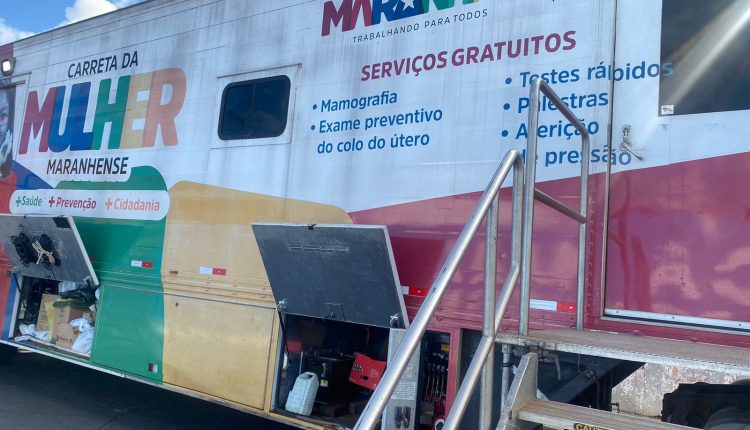 CARRETA DA MULHER REALIZA ATENDIMENTOS DE SAÚDE NO BAIRRO DE FÁTIMA EM PARCERIA COM O PROGRAMA PACTO PELA PAZ