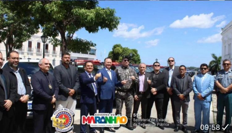 REFORÇO NA SEGURANÇA PÚBLICA DO MARANHÃO COM A ENTREGA DE 42 VIATURAS