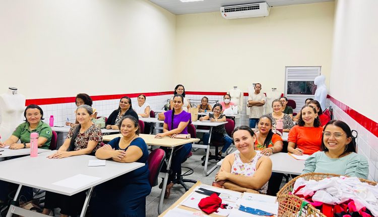 PACTO PELA PAZ E SENAI ABREM NOVA TURMA DO CURSO GRATUITO DE COSTUREIRO SOB MEDIDA: MODELAGEM, CORTE E COSTURA