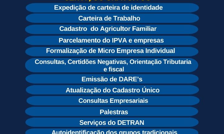 GRANDE AÇÃO SOCIAL EM NOVA OLINDA – MA IRÁ REUNIR DIVERSOS SERVIÇOS PARA A POPULAÇÃO ENTRE 10 E 13 DE SETEMBRO