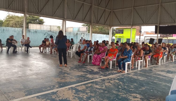 PACTO PELA PAZ, CONSELHO COMUNITÁRIO E ASAM PROMOVEM PALESTRA PROFERIDA PELA EXMA. JUÍZA DA VARA AGRÁRIA LUZIA NEPONUCENA SOBRE REGULARIZAÇÃO FUNDIÁRIA DOS BAIRROS CANUDOS E TERRA LIVRE
